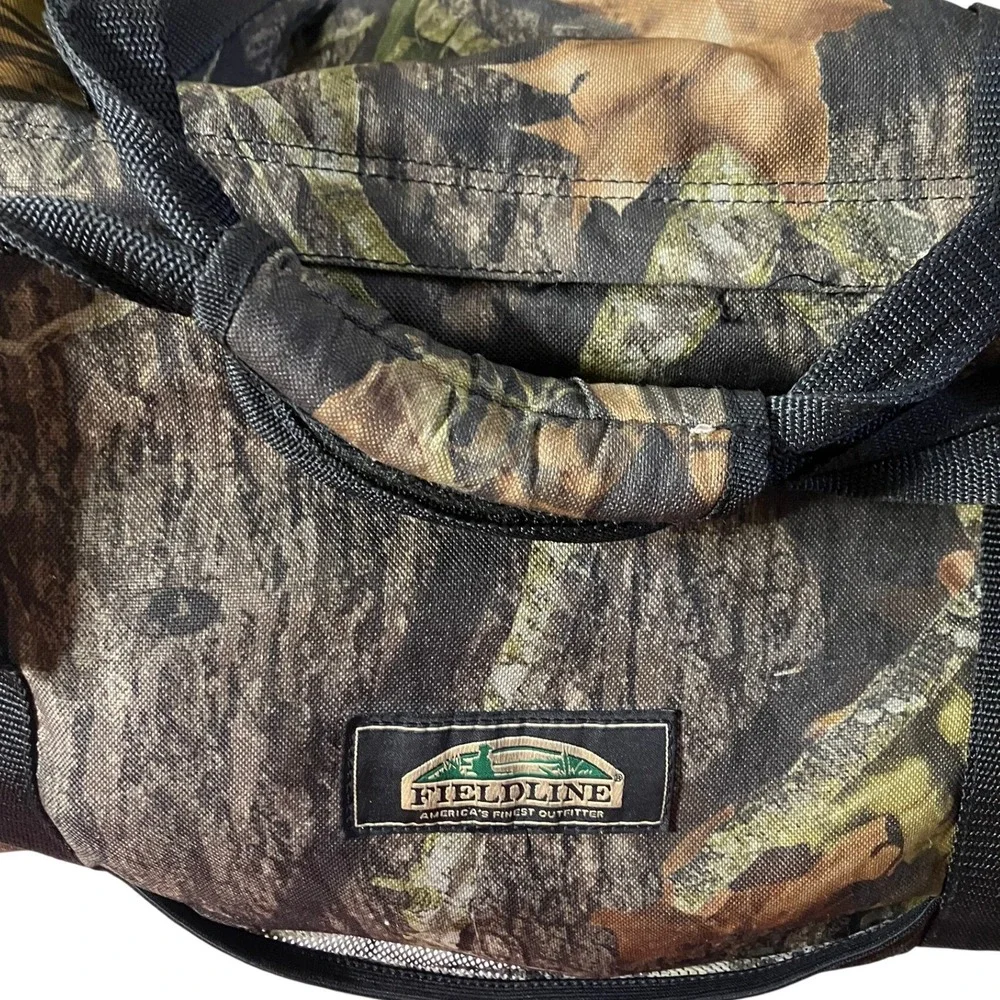 Fieldline Duffel Bag Large Camo Brown Green Hunting Tactical Travel Gear